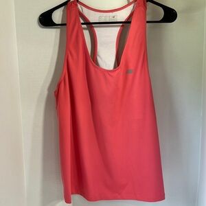 New balance pink workout tank top built in bra size XXL 2X exercise gym